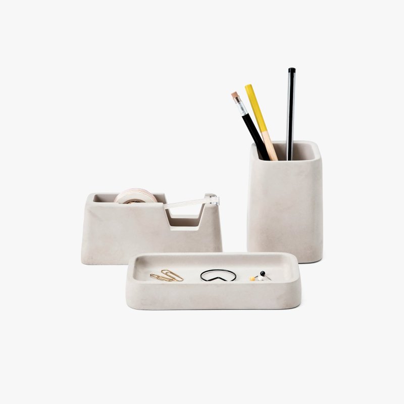 Concrete Desk Set
